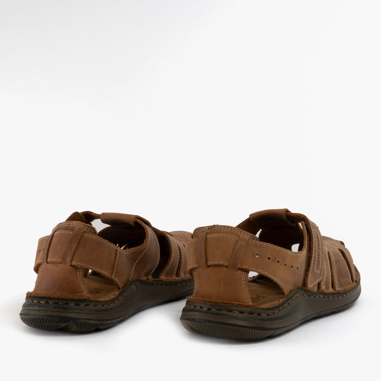 Josef Seibel MAVERICK 01 Mens Leather Sandals Chestnut