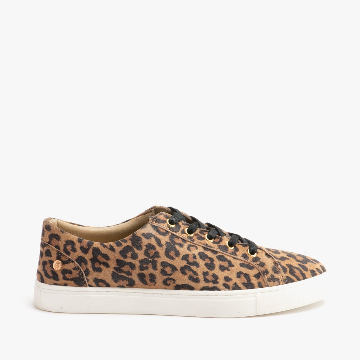 Hush Puppies TESSA Womens Suede Casual Trainers Leopard