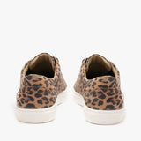 Hush Puppies TESSA Womens Suede Casual Trainers Leopard