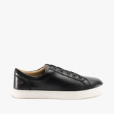 Hush Puppies TESSA Womens Leather Casual Trainers Black