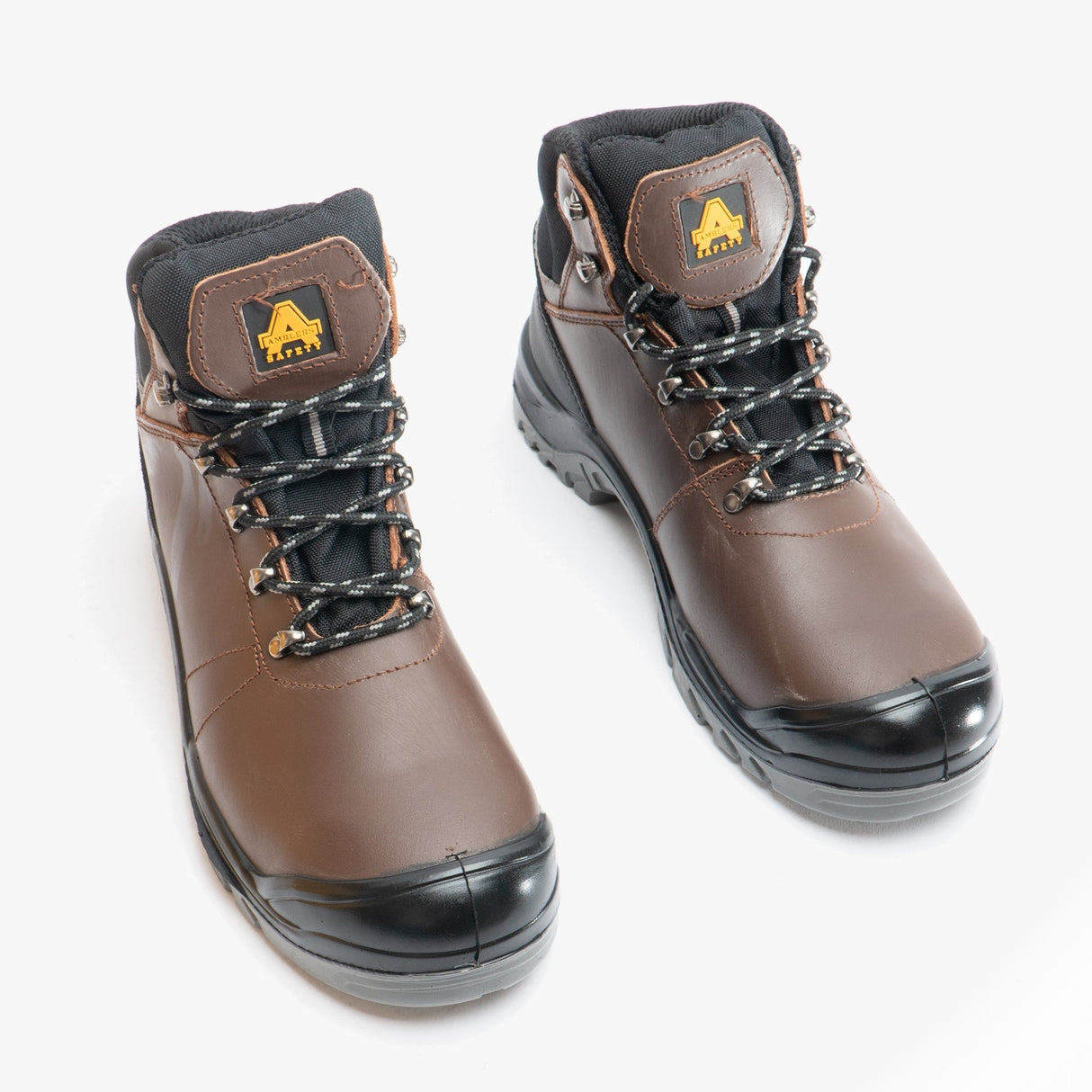 Amblers Safety LAYMORE Mens Leather Safety Boots Brown