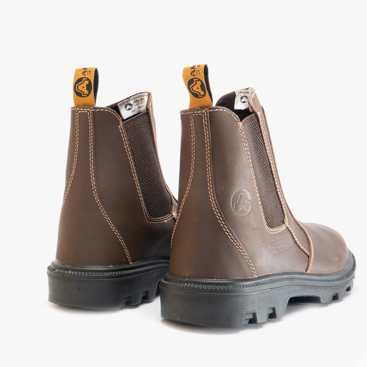 Amblers Safety FS131 Mens Leather Safety Dealer Boots Brown