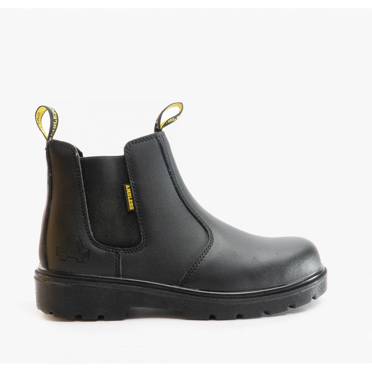 Amblers Safety FS116 Unisex Leather Chelsea Safety Boots Black