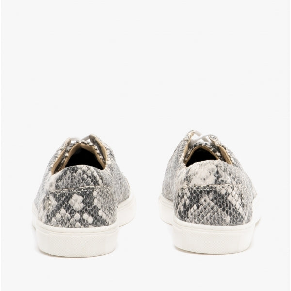 Hush Puppies TESSA Womens Leather Casual Trainers Python