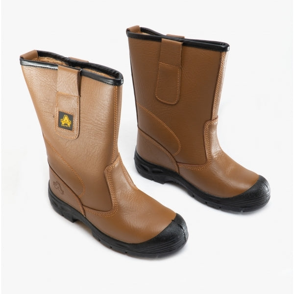 Amblers Safety FS142 Unisex Leather Safety Boots Tan