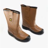 Amblers Safety FS142 Unisex Leather Safety Boots Tan