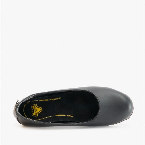 Amblers Safety FS107 Womens Leather Safety Shoes Black