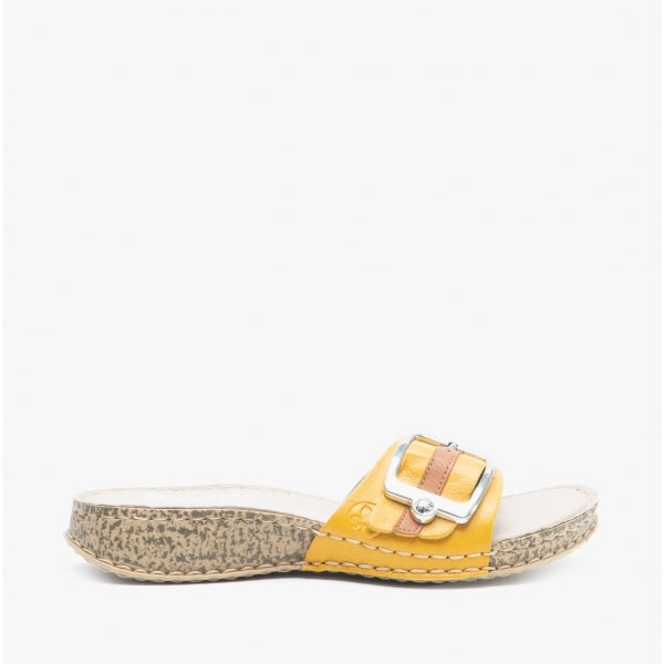 Rieker 61187-68 Womens Sandals Yellow