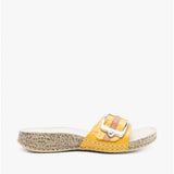 Rieker 61187-68 Womens Sandals Yellow