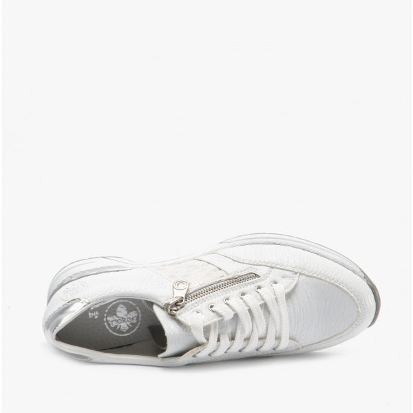 Rieker N4322-80 Womens Trainers White