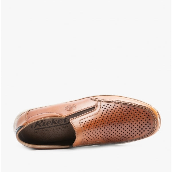 Rieker 08868-24 Mens Shoes Tan