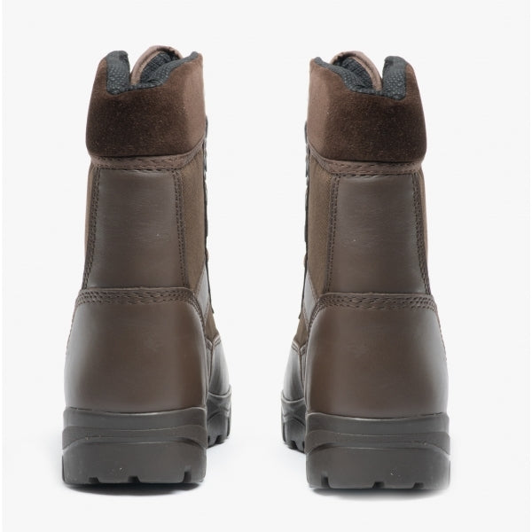 Grafters G-FORCE Unisex Non-Safety Combat Boots Brown