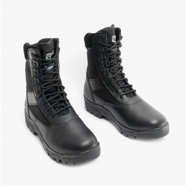 Grafters G-FORCE Unisex Non-Safety Combat Boots Black