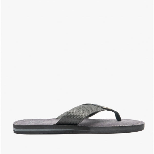 Barbour TOEMAN Mens Flip Flops Black