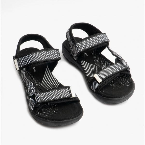 Hush Puppies SARA Womens Sports Sandals Black