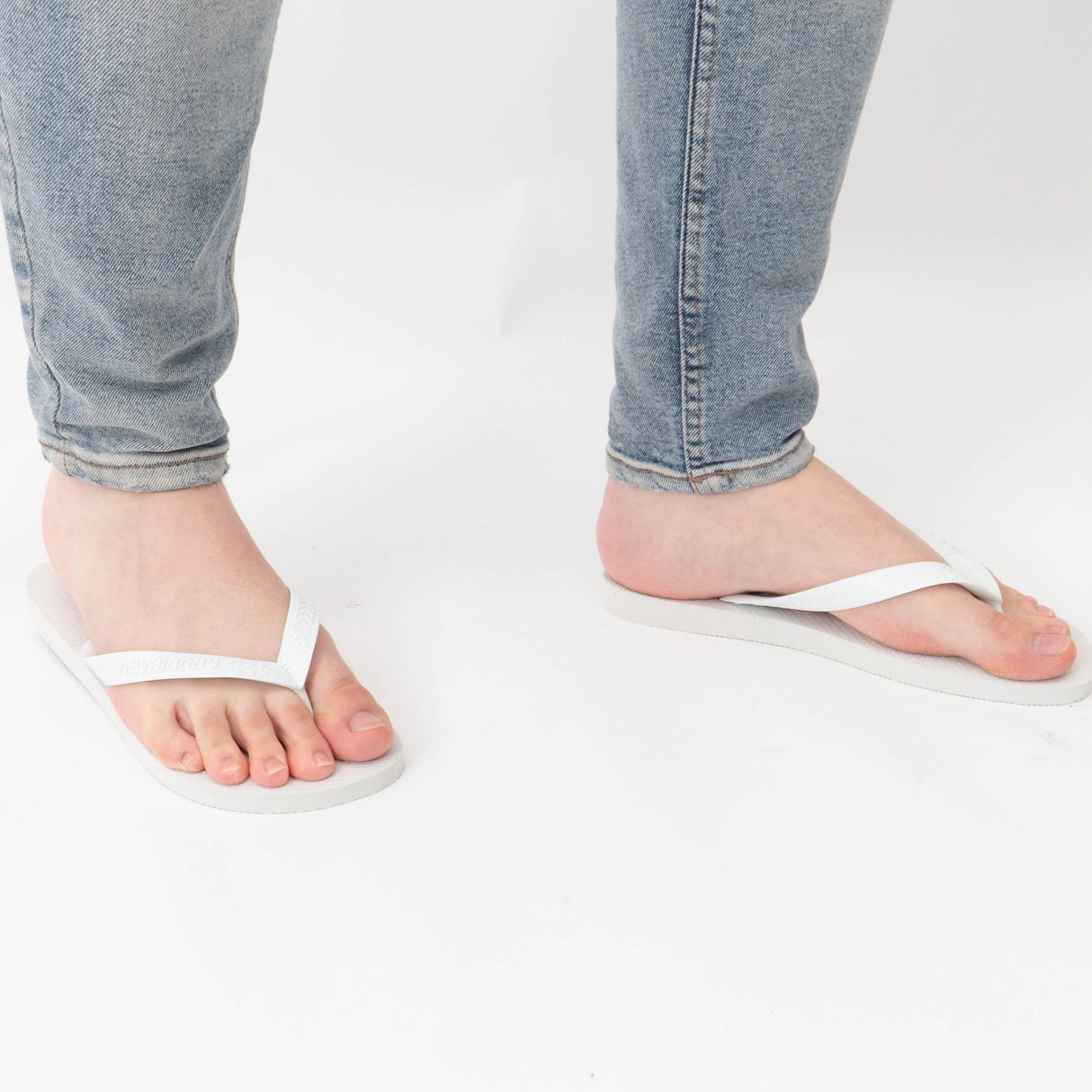 Havaianas HAV TOP Unisex Flip Flops White