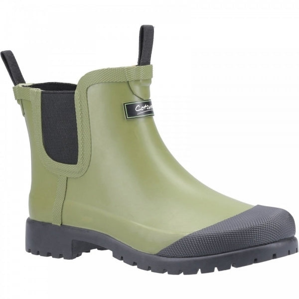 Cotswold BLENHEIM Womens Rubber Ankle Wellington Boots Green