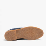 MARIE Womens Suede Ankle Boots Blue