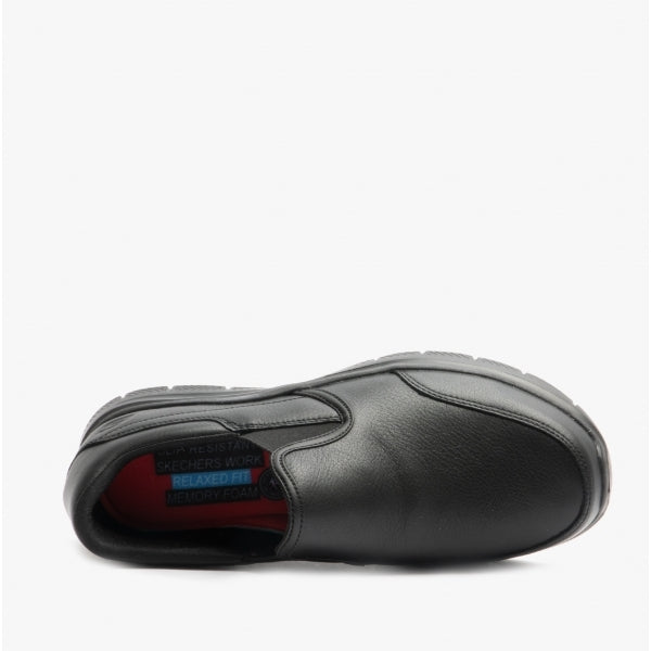 Skechers Work 77071EC FLEX ADVANTAGE- BRONWOOD SR Mens Occupational Shoes Black