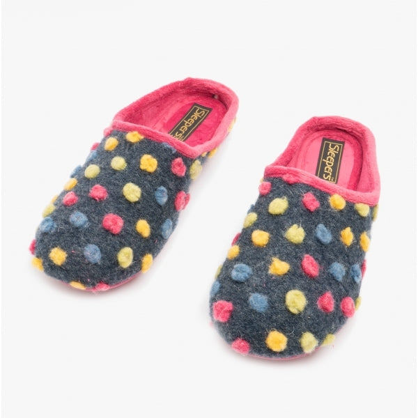 Sleepers AMY Womens Mule Slippers Fuchsia