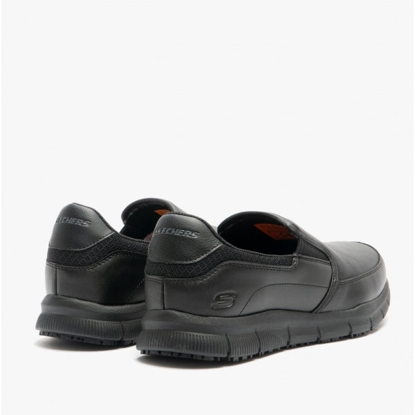 Skechers Work 77157EC NAMPA - GROTON SR Mens Occupational Trainers Black