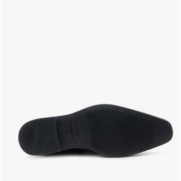 Hush Puppies ELLIOT BROGUE Boys Leather Lace Up Shoes Black