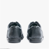 Hush Puppies HARVEY Boys Leather School Shoes Black