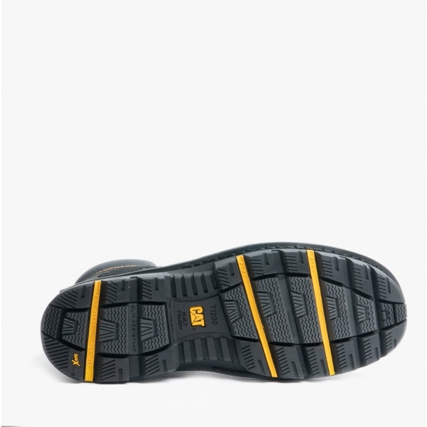 CAT GRAVEL 6" Mens Leather Safety Boots Black