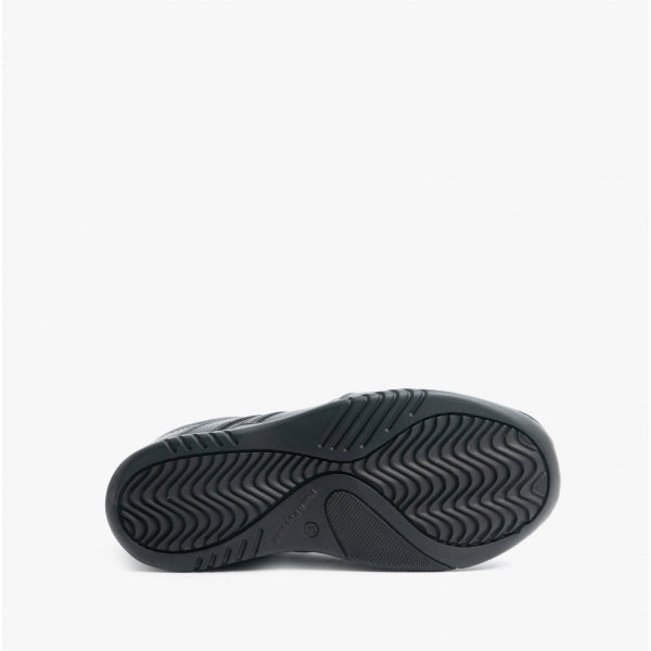 Hush Puppies HARVEY Boys Leather School Shoes Black