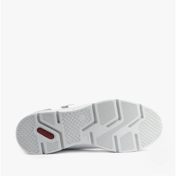 Rieker 16426-40 Mens Trainers White Combi