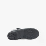 Start-Rite LEAP FROG Girls Leather T-Bar School School Shoes Patent Black