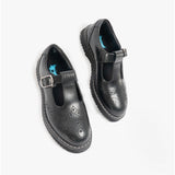 Start-Rite IMAGINE Girls Leather T-Bar School Shoes Black