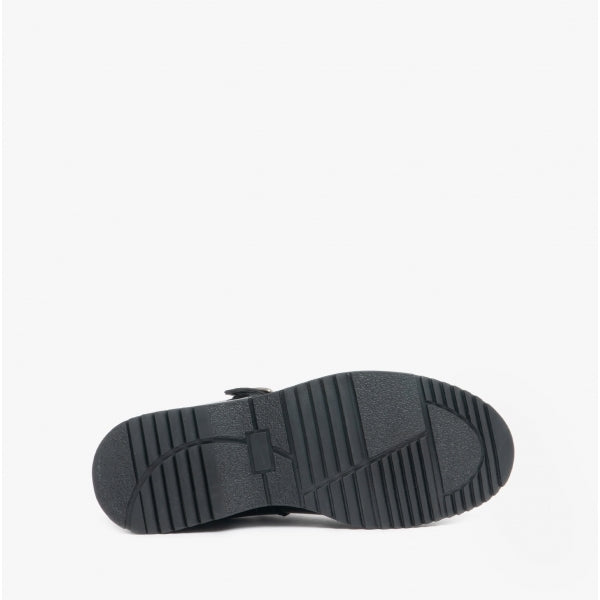 Start-Rite IMAGINE Girls Leather T-Bar School Shoes Patent Black