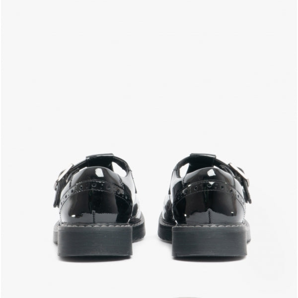 Start-Rite IMAGINE Girls Leather T-Bar School Shoes Patent Black