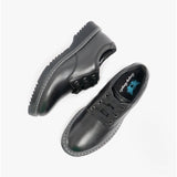 Start-Rite IMPACT Girls Leather Lace Up School Shoes Black