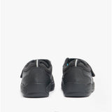 Start-Rite STRIKE Boys Leather Touch Fasten School Shoes Black