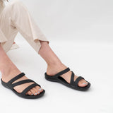 Crocs 203998-060 SWIFTWATER SANDAL Womens Sandals Black