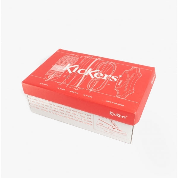 Kickers 115202 FRAGMA T-BUCKLE Girls School Shoes Patent Black