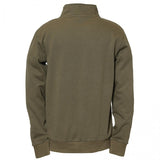 AG 1/4 ZIP Mens Cotton Pull Over Jumper Khaki