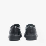 Start-Rite IMPULSIVE Girls Leather Lace Up School Shoes Hi Shine Black