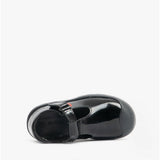 Kickers 116226 PLUNK MJ Girls School Shoes Black Patent