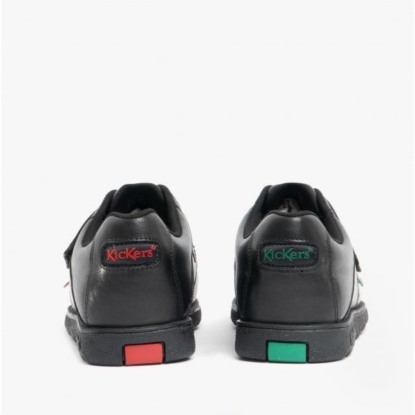 Kickers 114226 FRAGMA STRAP Boys School Shoes Black