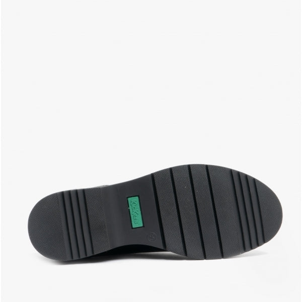 Kickers 116241 FINLEY LO Boys School Shoes Black