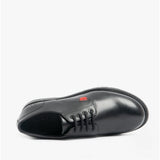 Kickers 116241 FINLEY LO Boys School Shoes Black