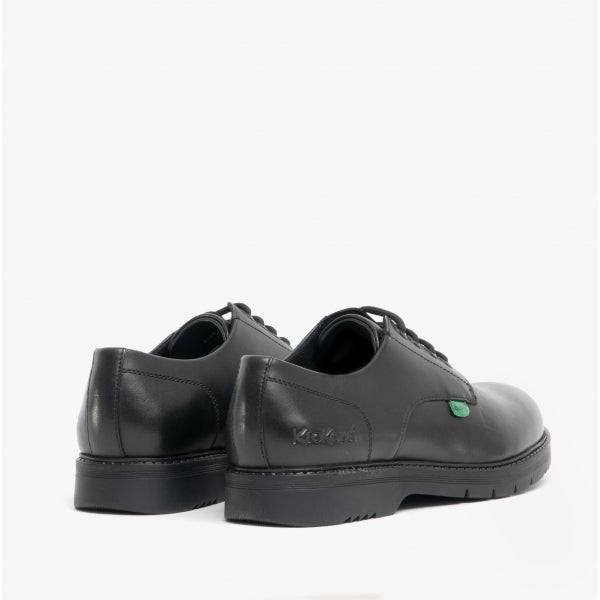 Kickers 116241 FINLEY LO Boys School Shoes Black