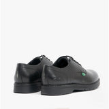 Kickers 116241 FINLEY LO Boys School Shoes Black