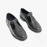 Kickers 114838 LACH Girls School Shoes Black