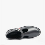 Kickers 114838 LACH Girls School Shoes Black