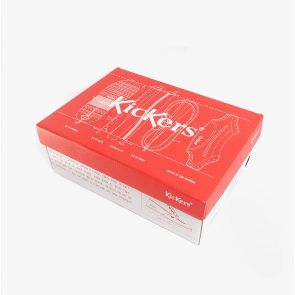 Kickers 116234 FINLEY LO Girls School Shoes Patent Black