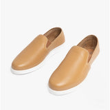 Hush Puppies EVERYDAY Womens Leather Casual Shoes Brown